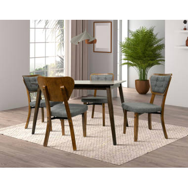 George oliver urijah 5 piece solid wood dining online set